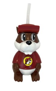 buc-ee's beaver 3d sipper drink tumbler with straw