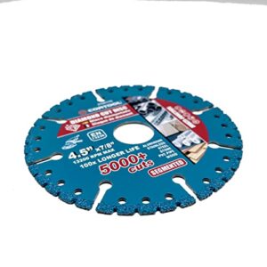 CORTOOL Diamond Cutting Wheel 4-1/2 x 7/8 Inch for Metal, Cut Off Discs for Rebar, Steel, Iron and INOX (Segmented)