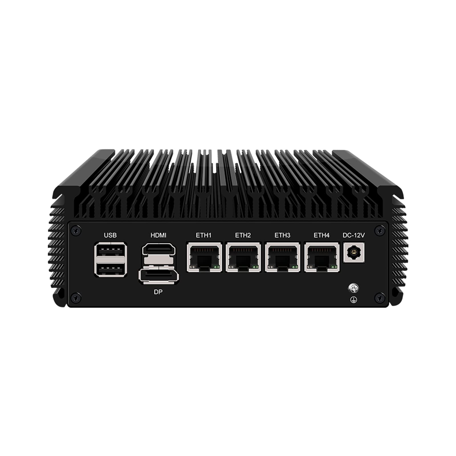 MOGINSOK 2.5GbE Micro Firewall Appliance Mini PC Intel Celeron N5105 4xIntel I225-V 2.5G LAN VPN Router PC 16GB DDR4 256GB M.2 NVMe SSD AES-NI HDMI 2.0 DP