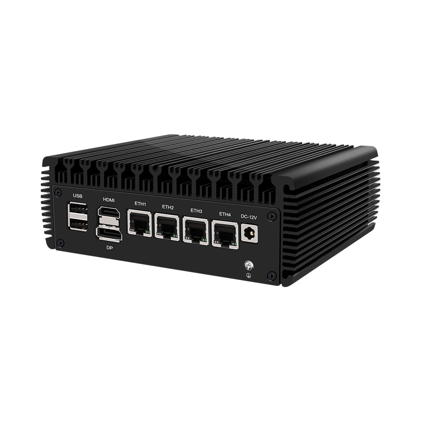 MOGINSOK 2.5GbE Micro Firewall Appliance Mini PC Intel Celeron N5105 4xIntel I225-V 2.5G LAN VPN Router PC 16GB DDR4 256GB M.2 NVMe SSD AES-NI HDMI 2.0 DP