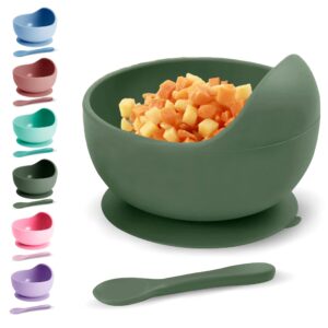 xabono baby bowls with suction bpa free suction bowls for toddlers easy to wash suction bowls for baby and silicone baby spoon enjoyable design baby suction bowls first food baby suction plate bowl
