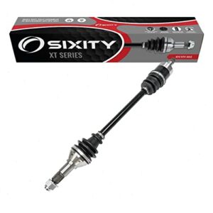 sixity xt front left axle compatible with can-am commander 1000 dps limited xt xt-p max 2017-2018