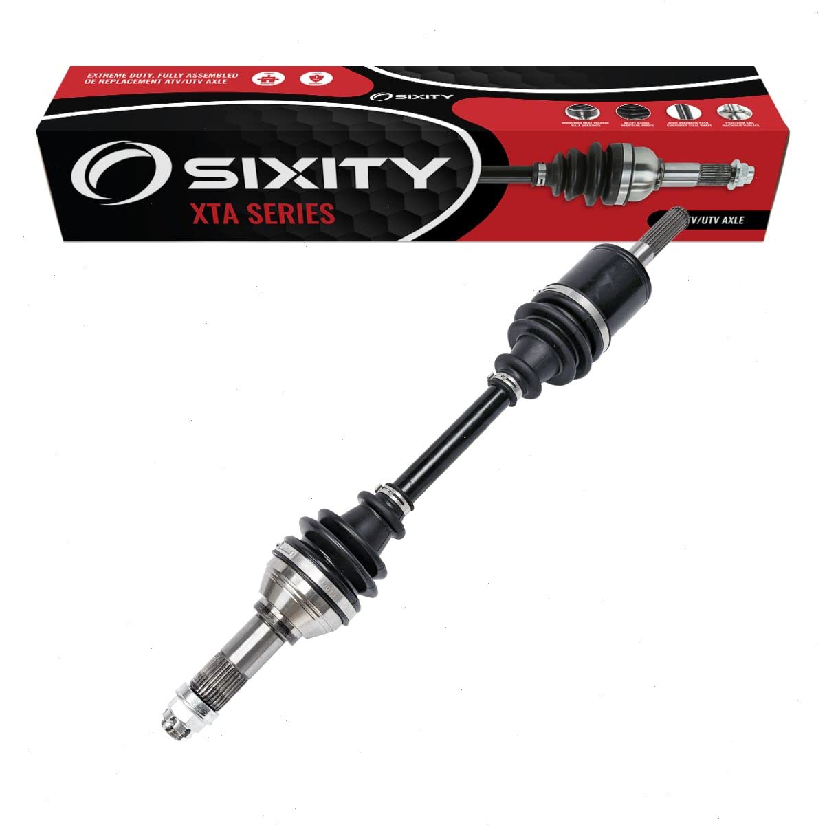 Sixity XTA Front Left Axle compatible with Can-Am Maverick Trail 1000 DPS 1000R 800 800R 2018-2021