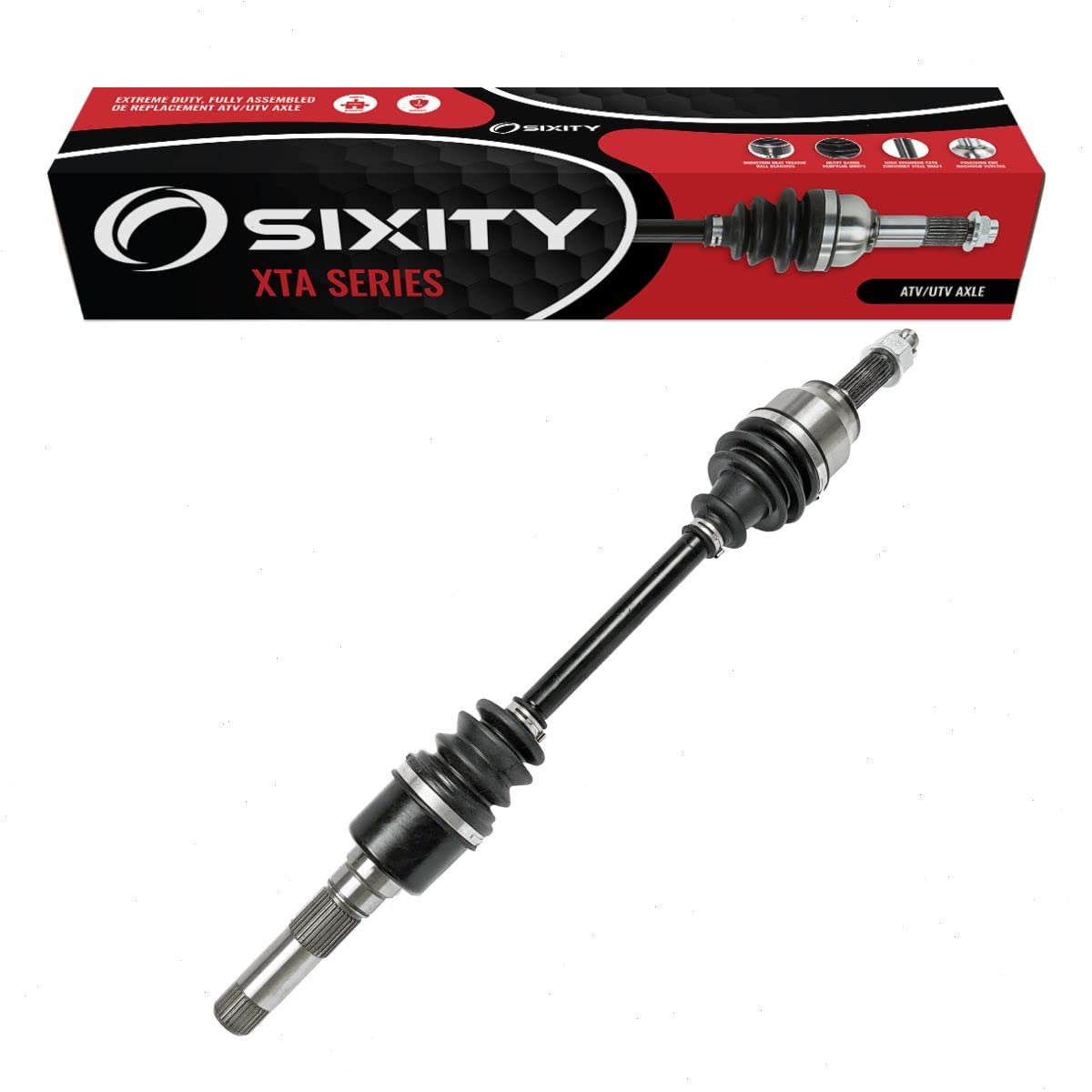 Sixity XTA Rear Right Axle compatible with John Deere Gator XUV 550 S4 560 560E 590E 590i Power Steering 590M Special Edition Black 2012-2020