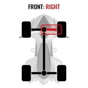 Sixity XT Front Right Axle compatible with Can-Am Outlander 1000 X mr xc XT XT-P 650 DPS Mossy Oak Hunting Edition 850 North Max Limited Renegade 570 2018-2021