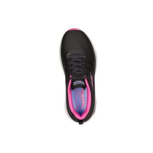 Skechers Max Cushioning Arch Fit Black/Pink 8.5 B (M)