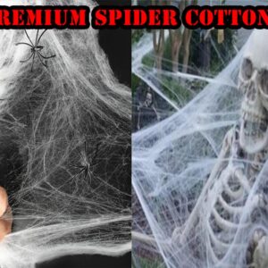 AOGU 200" Halloween Spider Web + 78" Giant Spider Decorations Fake Spider with Triangular Huge Spider Web for Indoor Outdoor Garden Yard Home Party Haunted House Decor