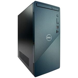 Dell Inspiron 3910 Desktop Computer - 12th Gen Intel Core i5-12400 6-Core up to 4.40 GHz Processor, 8GB RAM, 256GB NVMe SSD, Intel UHD Graphics 730, DVD Burner, Windows 11 Pro, Mist Blue