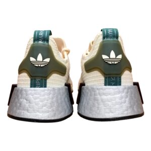 adidas Originals Women's NMD_R1 Shoes GX6490 (Cream/Green, 9)