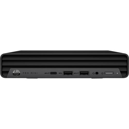 HP Pro Mini 400 G9 Desktop Computer - Intel Core i5 12th Gen i5-12500T Hexa-core (6 Core) 2 GHz - 16 GB RAM DDR4 SDRAM - 256 GB M.2 PCI Express NVMe 4.0 x4 SSD - Mini PC