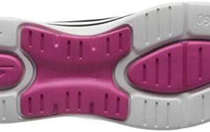 Skechers Woman Go Walk Arch Fit-Wild Energy 124867 Black/Hot Pink US Size 10.