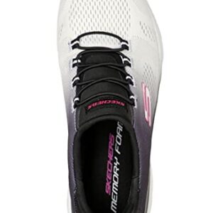 Skechers Summits - Bright Charmer Black White 7.5 B (M)