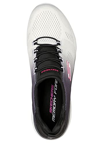 Skechers Summits - Bright Charmer Black White 7.5 B (M)