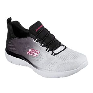 Skechers Summits - Bright Charmer Black White 7.5 B (M)