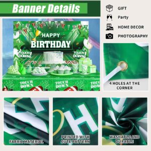 130 Pcs Football Party Decorations Football Birthday Party Decorations Include Football Tablecloth Foil Balloons and Football Banner Sports Themed Party Supplies Football Party for Boys Birthday