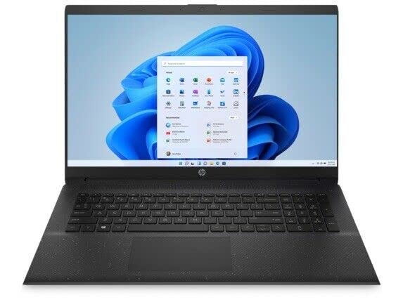 HP 2023 Newest 17.3 FHD IPS Laptop Intel 4-Core i7-1165G7 Intel Iris Xe Graphics 32GB RAM DDR4 1TB NVMe SSD HDMI WiFi AX BT5.0 USB-C Webcam Starry Black Windows 10 Home w/RE Accessories