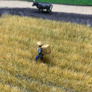 YARNOW 1 Set Static Grass Model Wheat Field Railway Artificial Grass Strip Miniature Grass Tuft Terrain Model for DIY Diorama Scenery