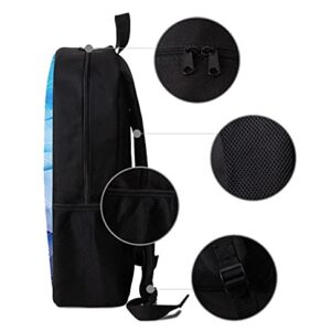 Ponxn DJ Music Backpack School Student Books Bag Laptop Notebook PC Shoulder Bag, mb