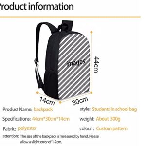 Ponxn DJ Music Backpack School Student Books Bag Laptop Notebook PC Shoulder Bag, mb