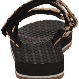 Volcom Women's ECO Recliner Slide Sandal, Leopard, 9