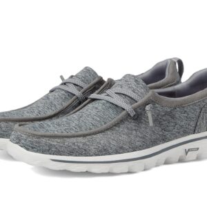 Skechers Women's GO Walk 2-Spring Fun Sneaker, Gray, 8