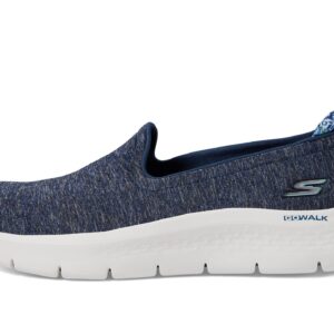 Skechers Women's GO Walk Flex-Clever View Sneaker, Navy, 12