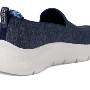 Skechers Women's GO Walk Flex-Clever View Sneaker, Navy, 12