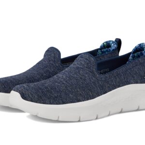 Skechers Women's GO Walk Flex-Clever View Sneaker, Navy, 12