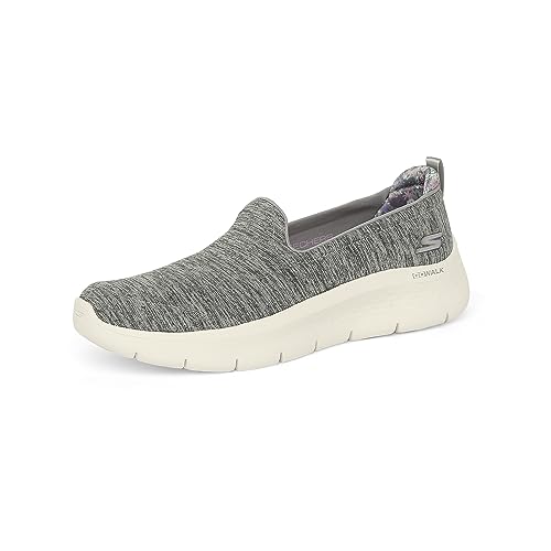 Skechers Women's GO Walk Flex-Clever View Sneaker, Gray, 7.5