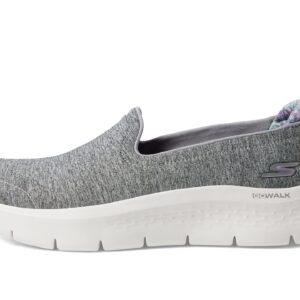 Skechers Women's GO Walk Flex-Clever View Sneaker, Gray, 5