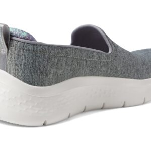 Skechers Women's GO Walk Flex-Clever View Sneaker, Gray, 5