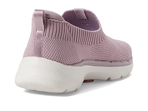 Skechers Women's GO Walk 6-Stunning View Sneaker, Mauve, 9