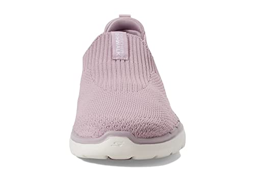 Skechers Women's GO Walk 6-Stunning View Sneaker, Mauve, 9