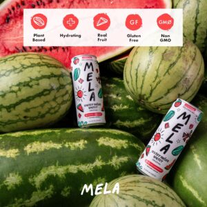 Mela Water Watermelon Juice Drink, Electrolytes & Antioxidants, Refreshing Hydration, Coconut Water Alternative, Vitamin C, Natural (Variety, 11.15 Fl Oz (Pack of 12)