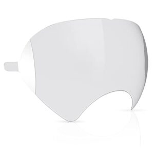qzq 30 pack peel off lens cover compatible for 3m 6885, 6000, 6700, 6800, 6900 series, faceshield cover