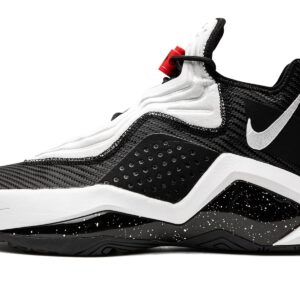 Nike Mens Lebron Soldier XIV 14 Basketball Shoes (Black-White-University Red, 11, Numeric_11)