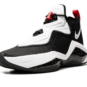 Nike Mens Lebron Soldier XIV 14 Basketball Shoes (Black-White-University Red, 11, Numeric_11)