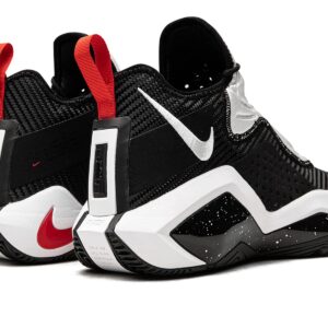 Nike Mens Lebron Soldier XIV 14 Basketball Shoes (Black-White-University Red, 11, Numeric_11)