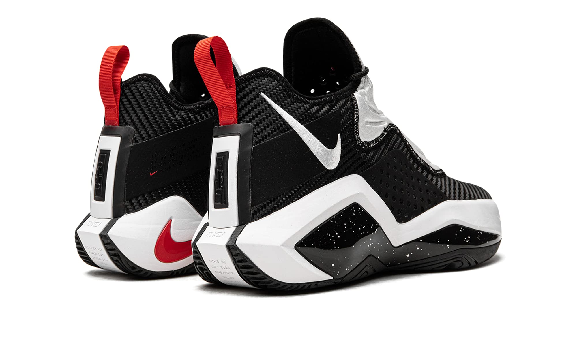 Nike Mens Lebron Soldier XIV 14 Basketball Shoes (Black-White-University Red, 11, Numeric_11)