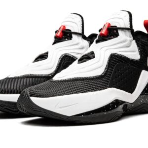 Nike Mens Lebron Soldier XIV 14 Basketball Shoes (Black-White-University Red, 11, Numeric_11)