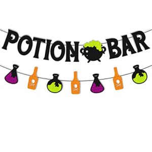 potion bar banner halloween witches haunted house theme for boy girl kids halloween decorations festival holiday party supplies