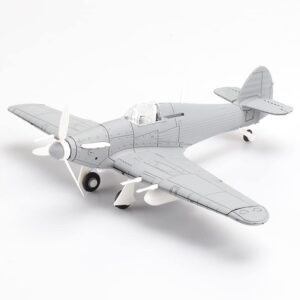 viikondo 1/48 wwii uk hurricane fighter british aircraft military warplane model building kit diy assembly jet toy airplane (01)