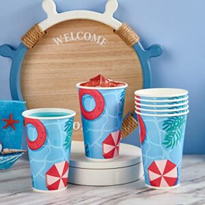 LITOPAK 270 Pack 12 oz Paper Cups, Paper Cold Cups with Special Design, Iced Coffee Paper Cups, Cold Beverage Paper Cup for Water, Juice, and All Kinds of Cold Drinks.