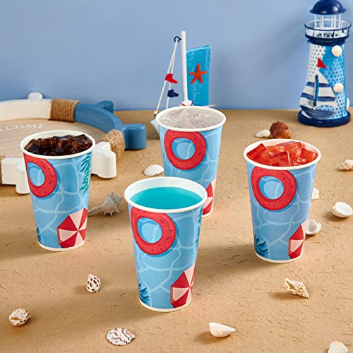 LITOPAK 270 Pack 12 oz Paper Cups, Paper Cold Cups with Special Design, Iced Coffee Paper Cups, Cold Beverage Paper Cup for Water, Juice, and All Kinds of Cold Drinks.