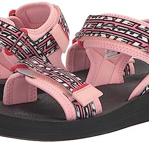 Lacoste Women's Suruga Sandal, Light Pink/Black, 7