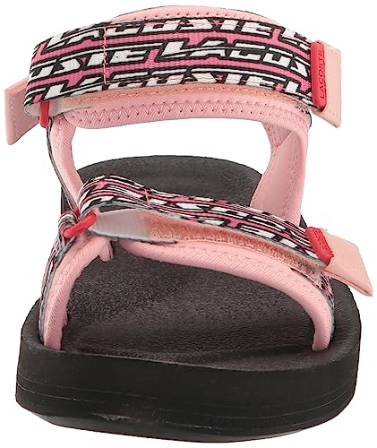 Lacoste Women's Suruga Sandal, Light Pink/Black, 7