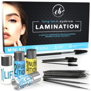 elevate the beauty eye brow lamination kit professional - complete diy eyebrow lamination kit at home - brow perm lamination kit - easy to use – instant long-lasting results