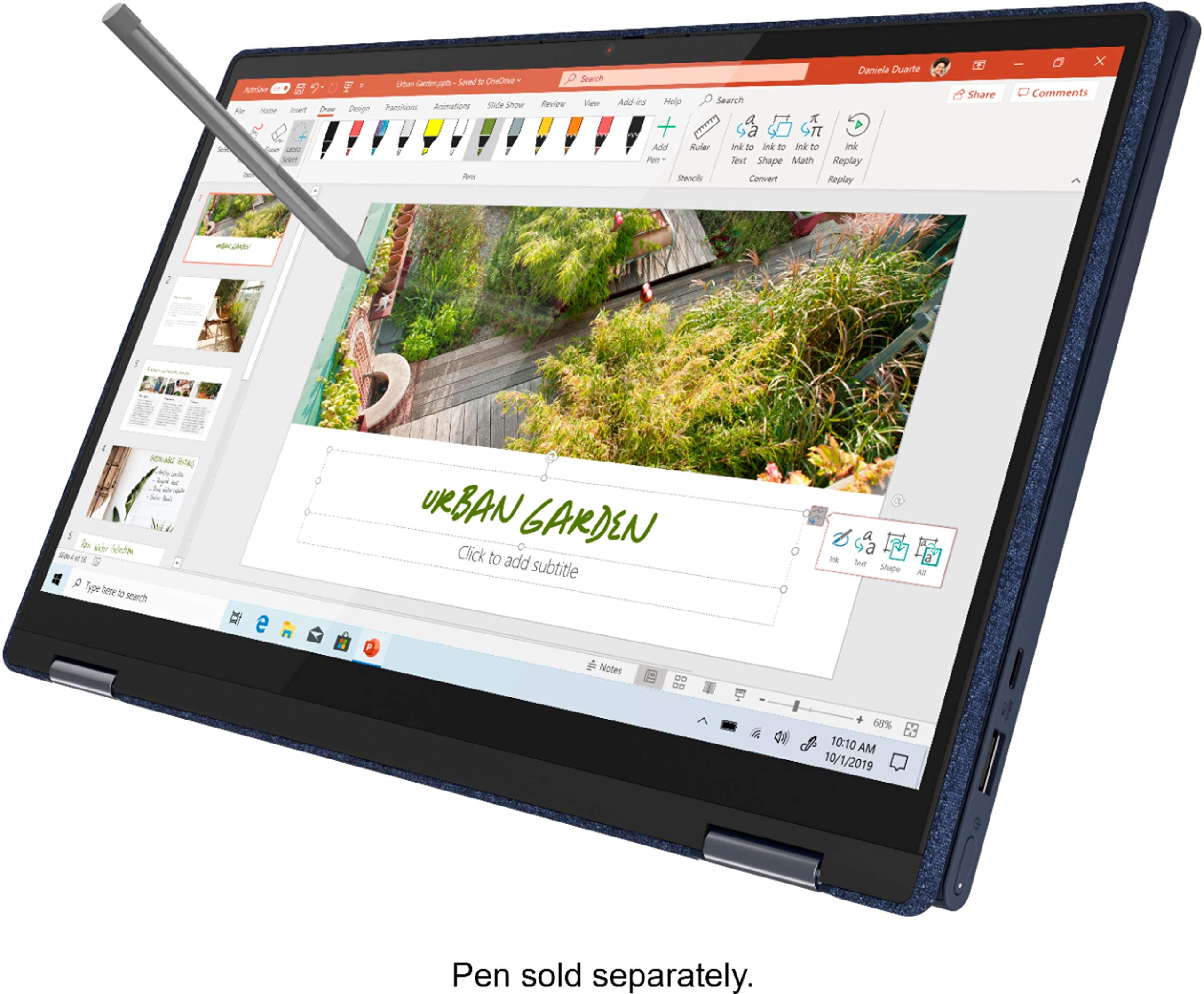 2022 LENOVO Yoga 6 2-in-1 Laptop 13.3 inch FHD Touchscreen AMD Ryzen 5 4650U Radeon Graphics 8GB DDR4 256GB NVMe SSD Win Wi-Fi 5 Windows 11 Pro Fingerprint Backlit Keyboard w/ 32GB USB