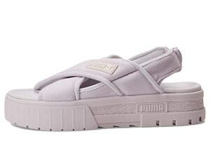 puma mayze sandal lavender fog/puma white 10 b (m)