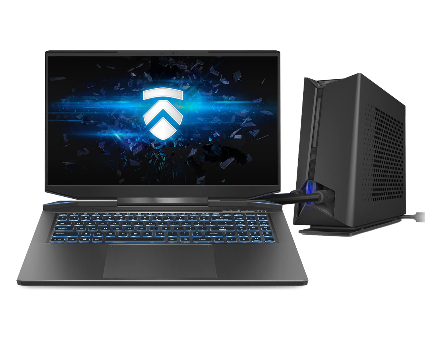 Prometheus XVII (2022) 17.3" Liquid Cooled Gaming Laptop: Intel Core i7-12700H, NVIDIA RTX 3060, Thunderbolt 4, 1TB PCIe Gen 4 SSD, 16GB DDR5 RAM, Win 11 Home, 17.3 inch QHD 240Hz Eluktronics Notebook